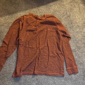 RedHead Men's Long Sleeve Tee - Rust Orange